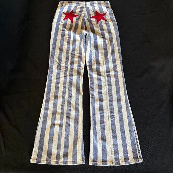 Free People Firecracker Flare Jeans Sz 31 - Picture 6 of 16